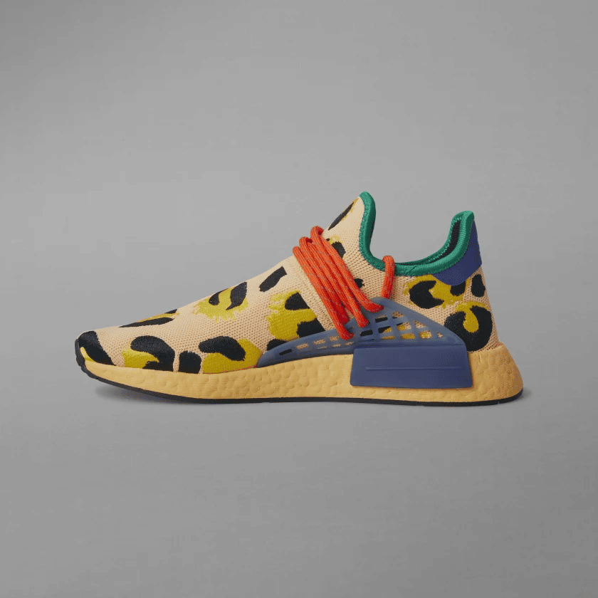 Pharrell Williams x adidas HU NMD Animal Print Bold Gold